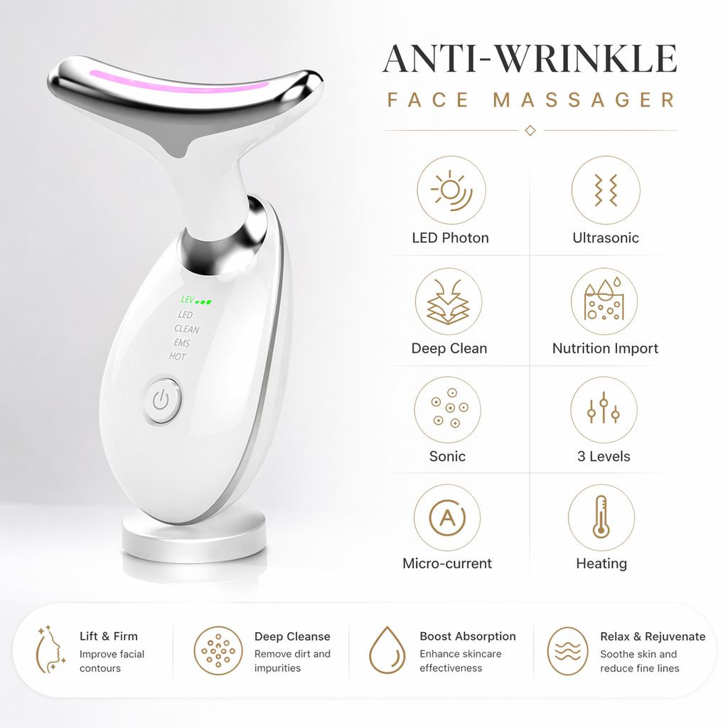 Anti-Wrinkle Face Massager & Sculpting Device
