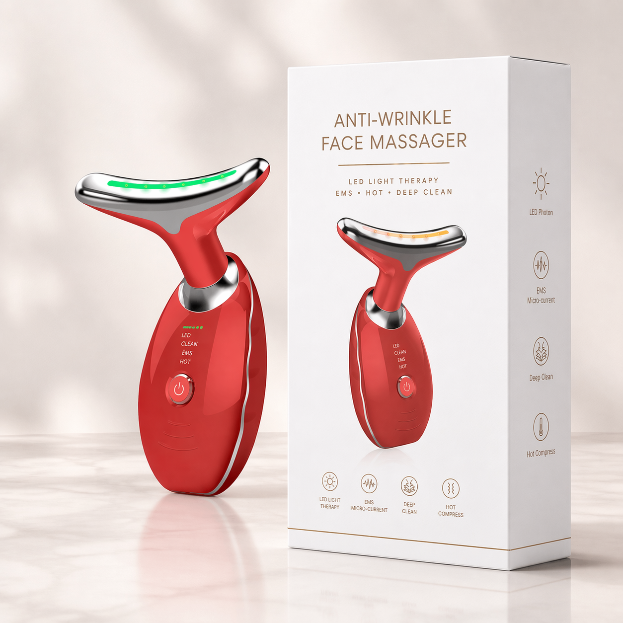 Anti-Wrinkle Face Massager & Sculpting Device