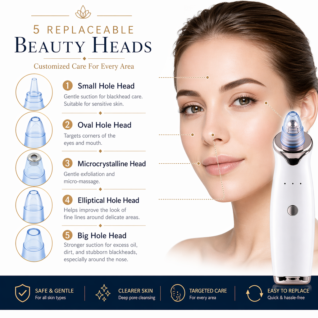 5-in-1 Blackhead Remover & Pore Vacuum – Pro