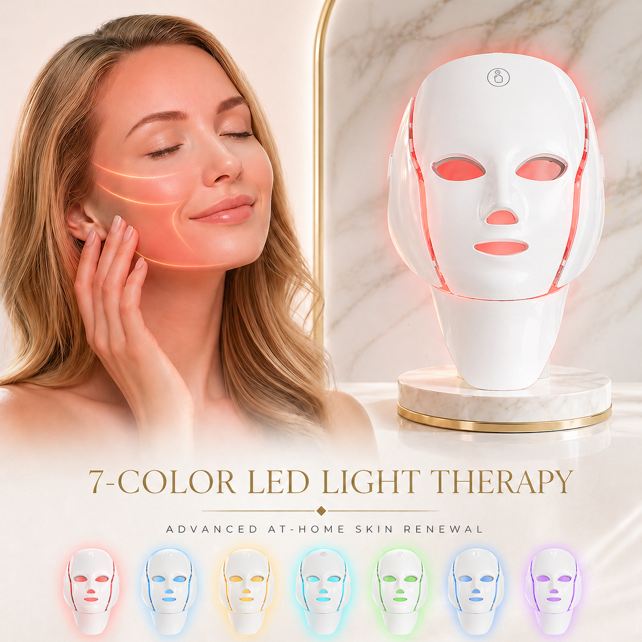 Signature 7-Color LED Light Therapy Mask