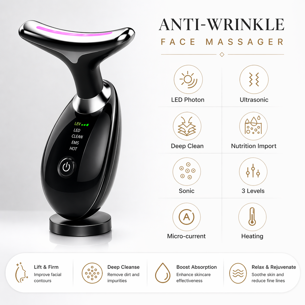 Anti-Wrinkle Face Massager & Sculpting Device