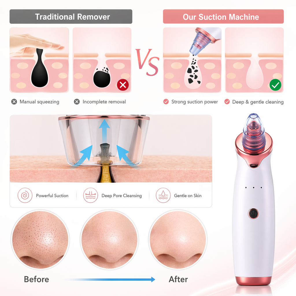Electric Blackhead Remover & Pore Vacuum