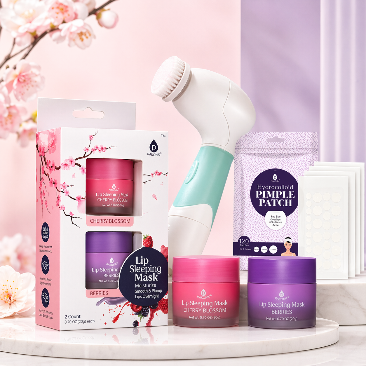 Pursonic Ultimate Skincare Bundle – Complete 3-Piece Beauty Set