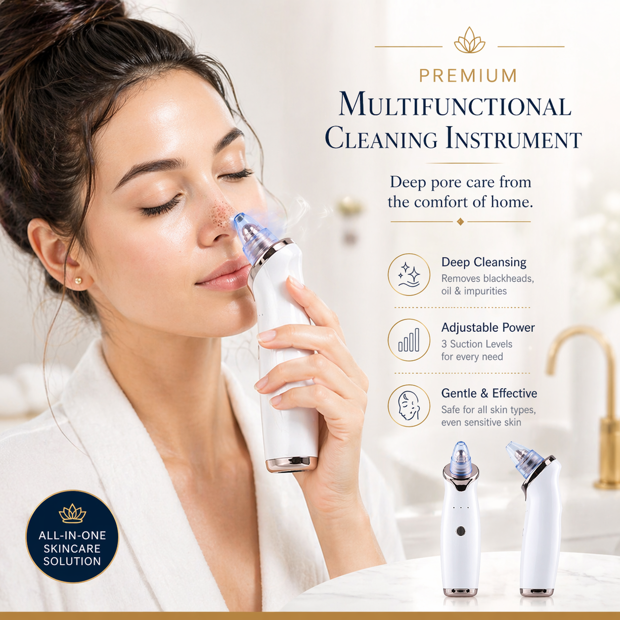 5-in-1 Blackhead Remover & Pore Vacuum – Pro