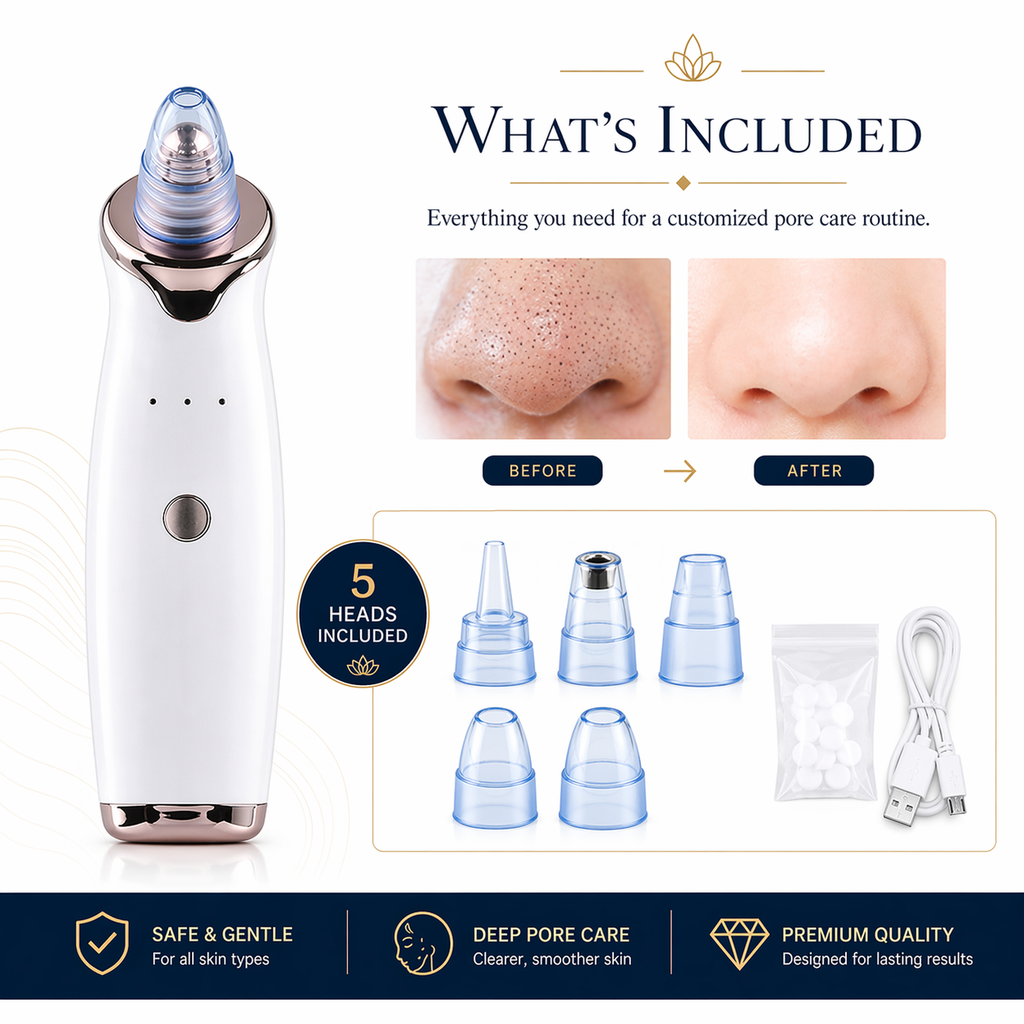 5-in-1 Blackhead Remover & Pore Vacuum – Pro