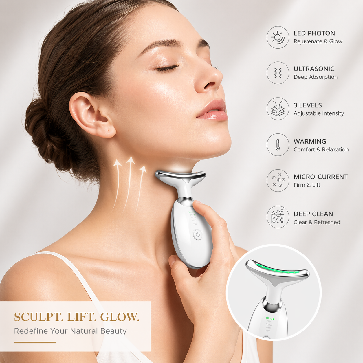 Anti-Wrinkle Face Massager & Sculpting Device