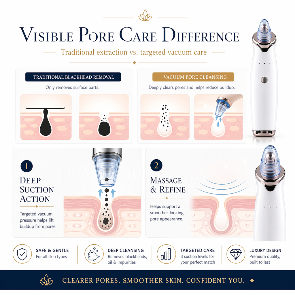 5-in-1 Blackhead Remover & Pore Vacuum – Pro